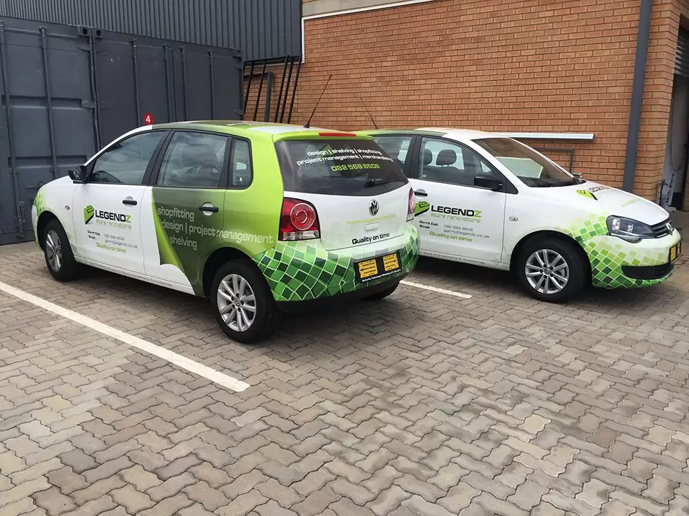 3 Quarter Car Branding