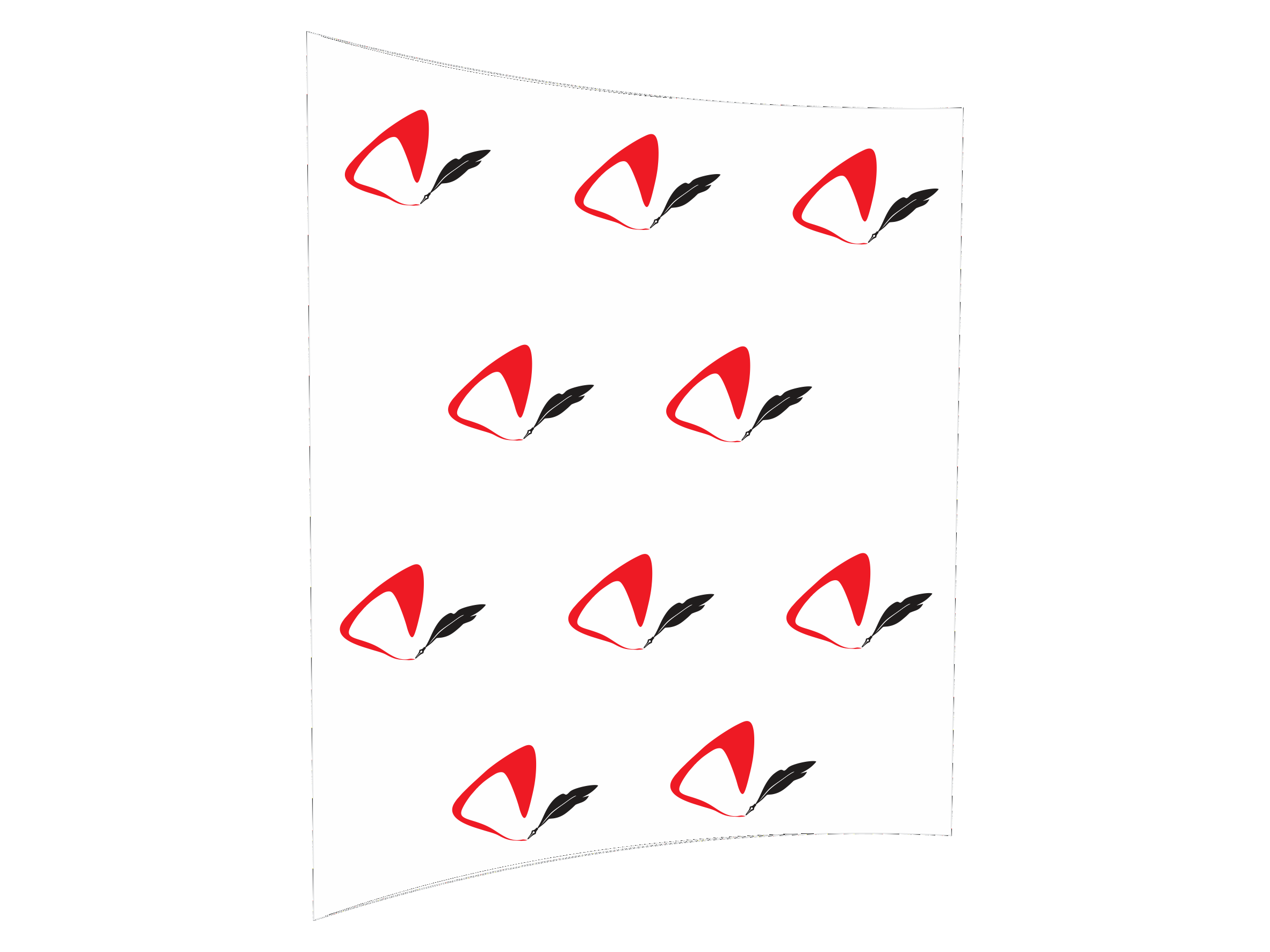 Curved Fabric Banner Wall